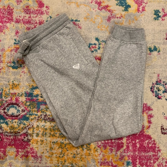 NWOT Roxy gray drawstring cozy sweatpants - Picture 1 of 5